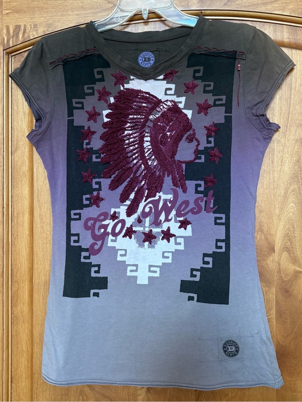 Double D Ranch Go West Ombré Tee